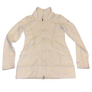 Columbia Omni-Shield | Womens XS | Full Zip Ribbed Knit Tapered Waist Sweater